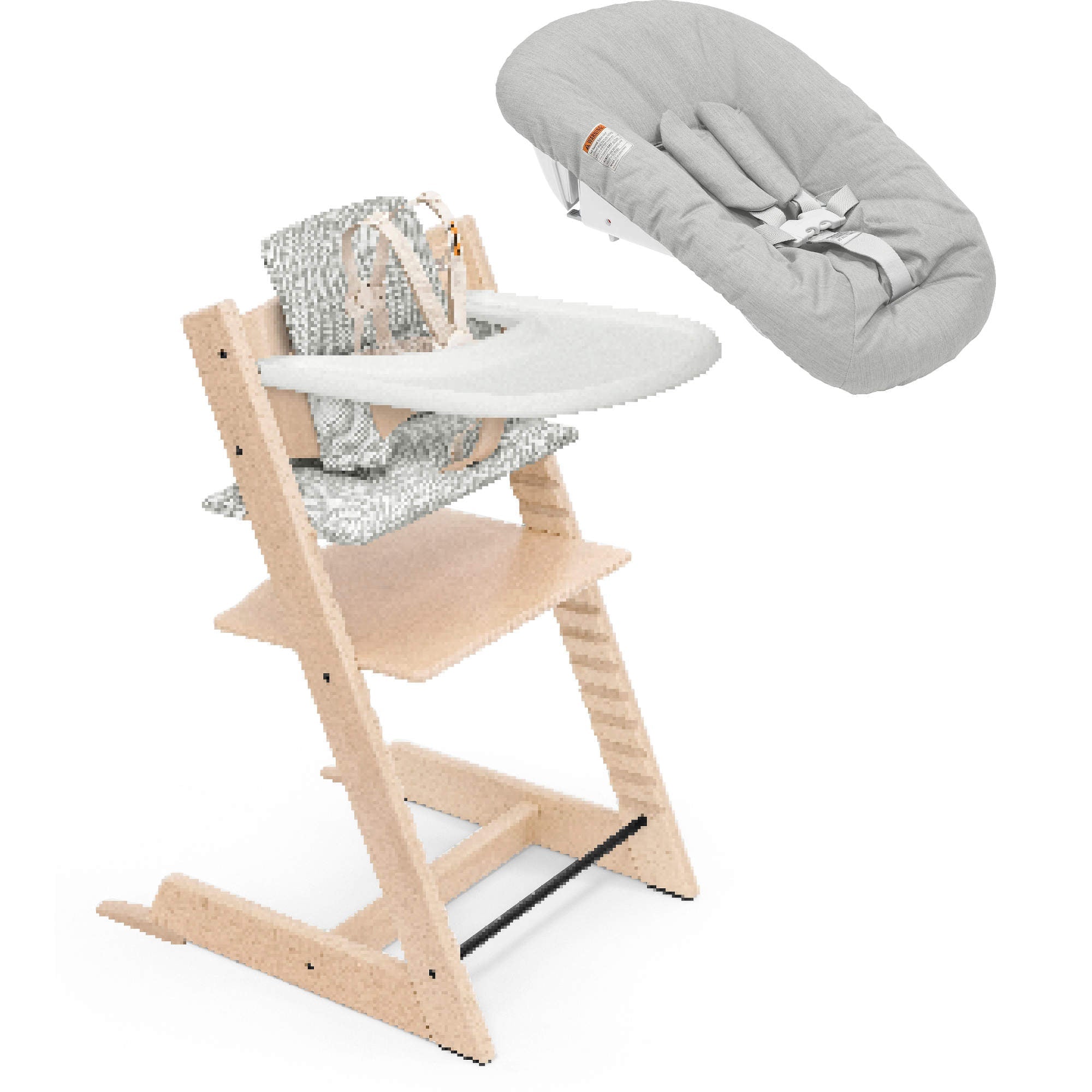 stokke tripp trapp cushion set Stokke Tripp Trapp High Chair² with Cushion, Tray and Newborn Set