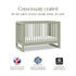 Namesake Nantucket 3-in-1 Convertible Crib with Toddler Bed Conversion Kit