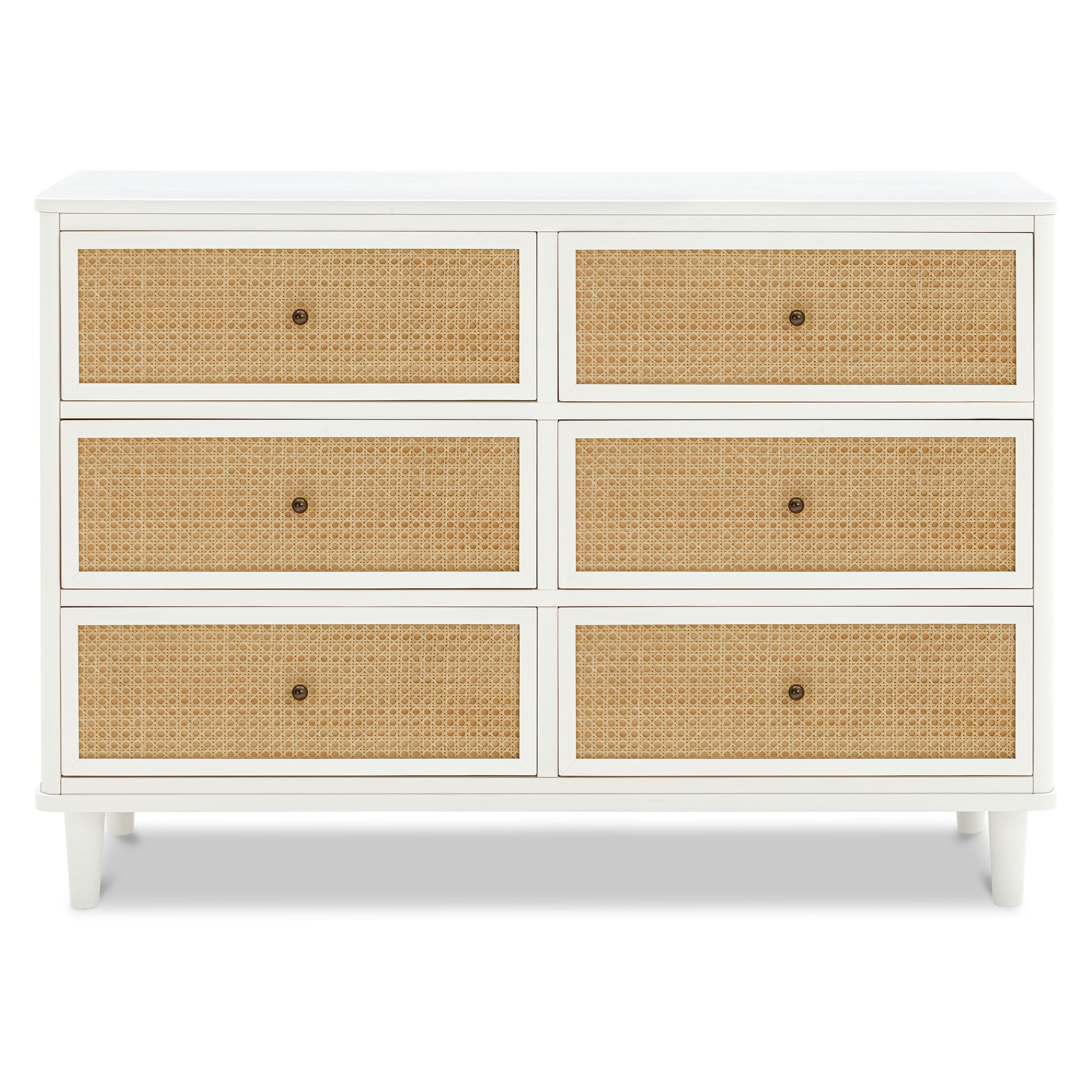 Namesake Marin with Cane 6 Drawer Dresser