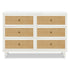 Namesake Marin with Cane 6 Drawer Dresser