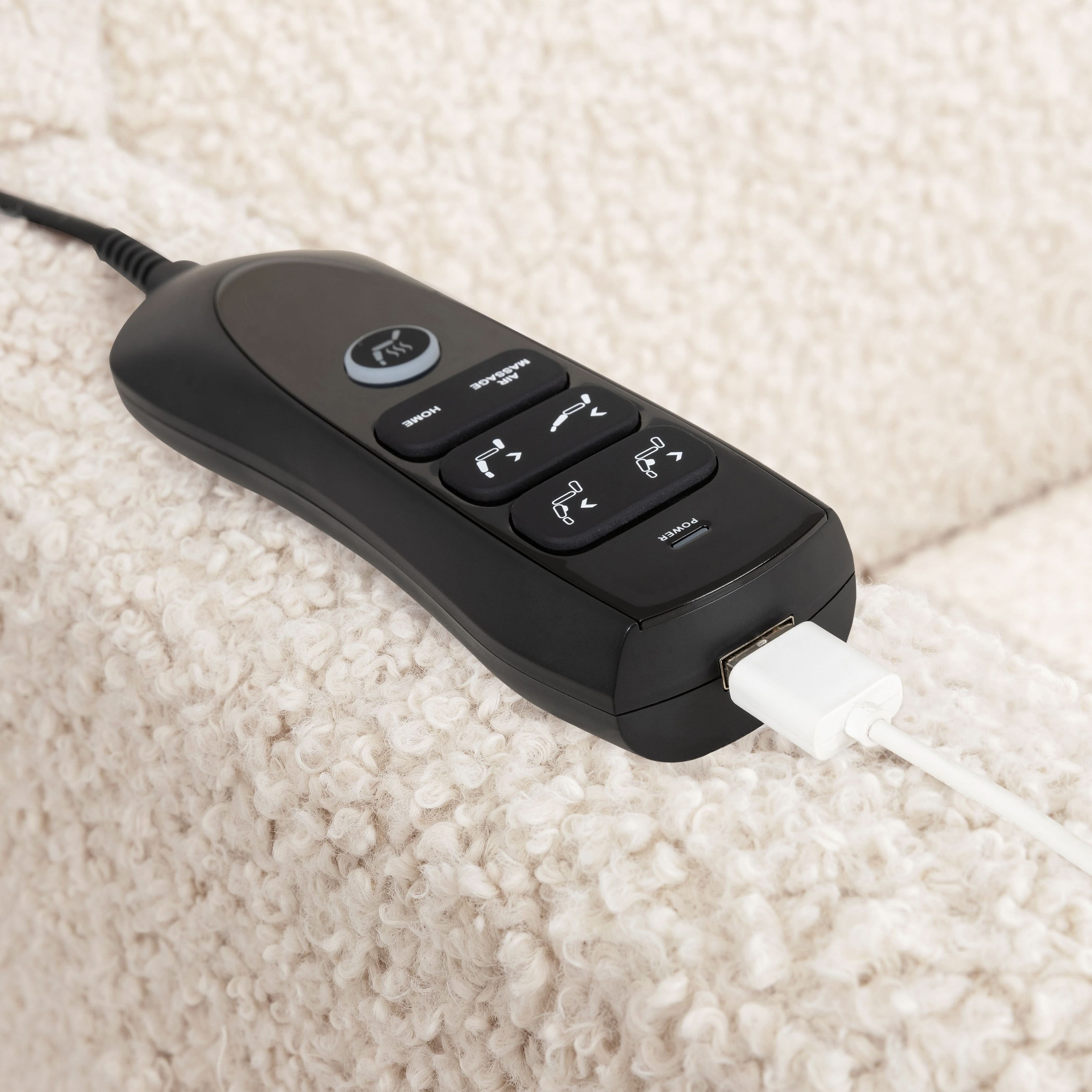 Babyletto Kiwi Deluxe Power Recliner & Swivel Glider with Heat and Massage