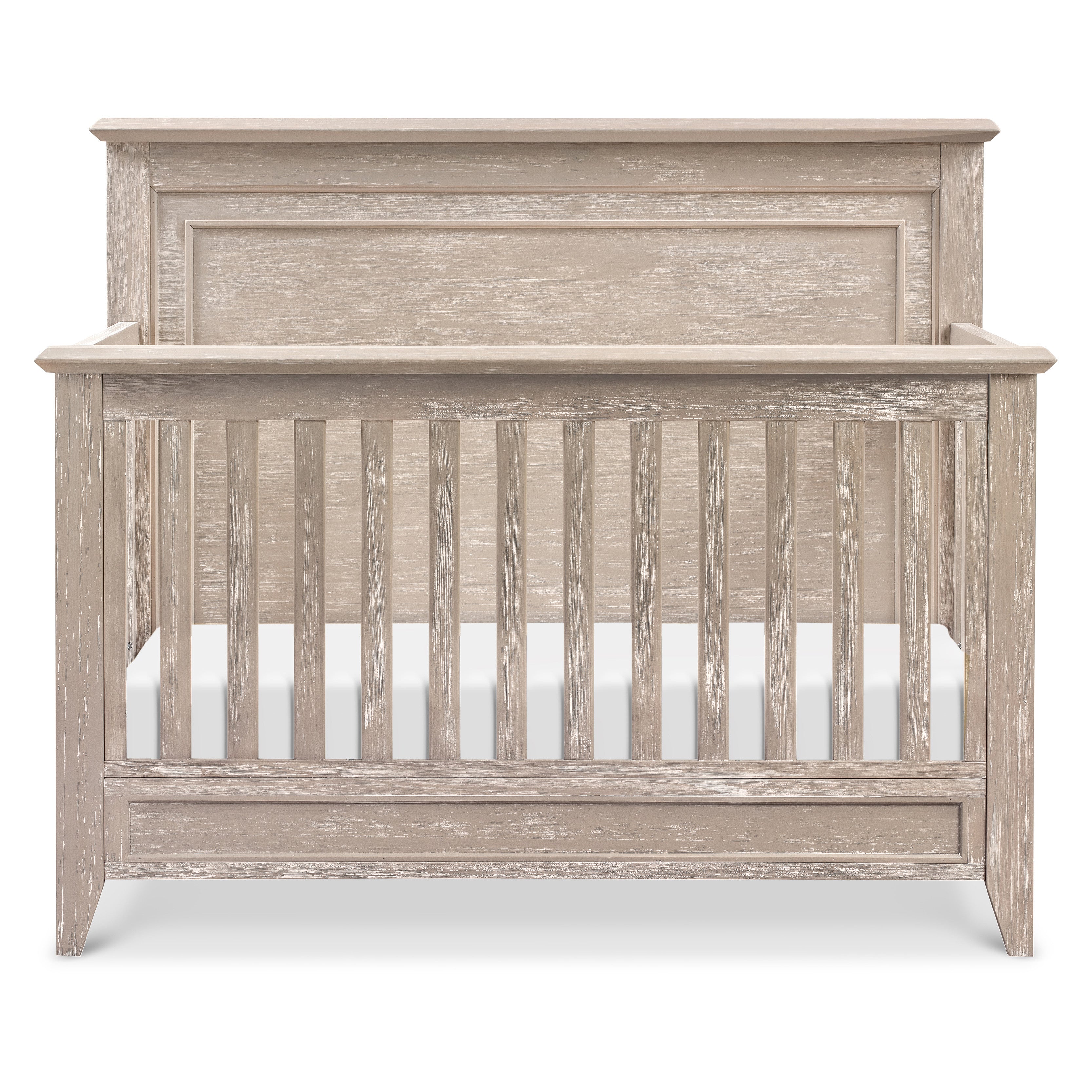 Monogram by Namesake Beckett Rustic 4-in-1  Convertible Flat Top Crib