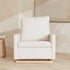 Babyletto Cali Pillowback Chair and a Half Glider in Eco-Performance Fabric | Water Repellent & Stain Resistant