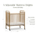 Namesake Abigail 3-in-1 Convertible Mini Crib