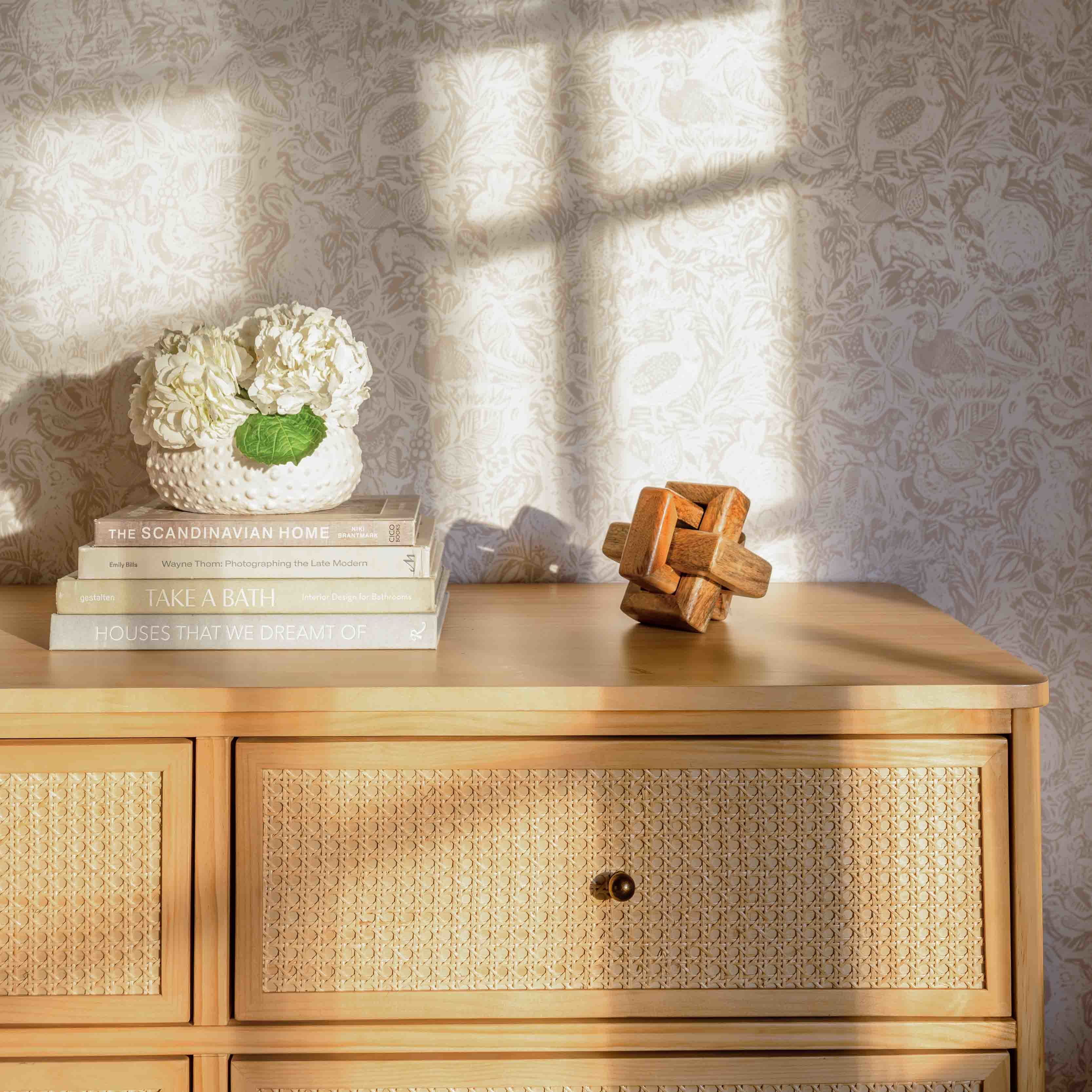 Namesake Marin with Cane 6 Drawer Dresser