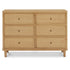 Namesake Marin with Cane 6 Drawer Dresser