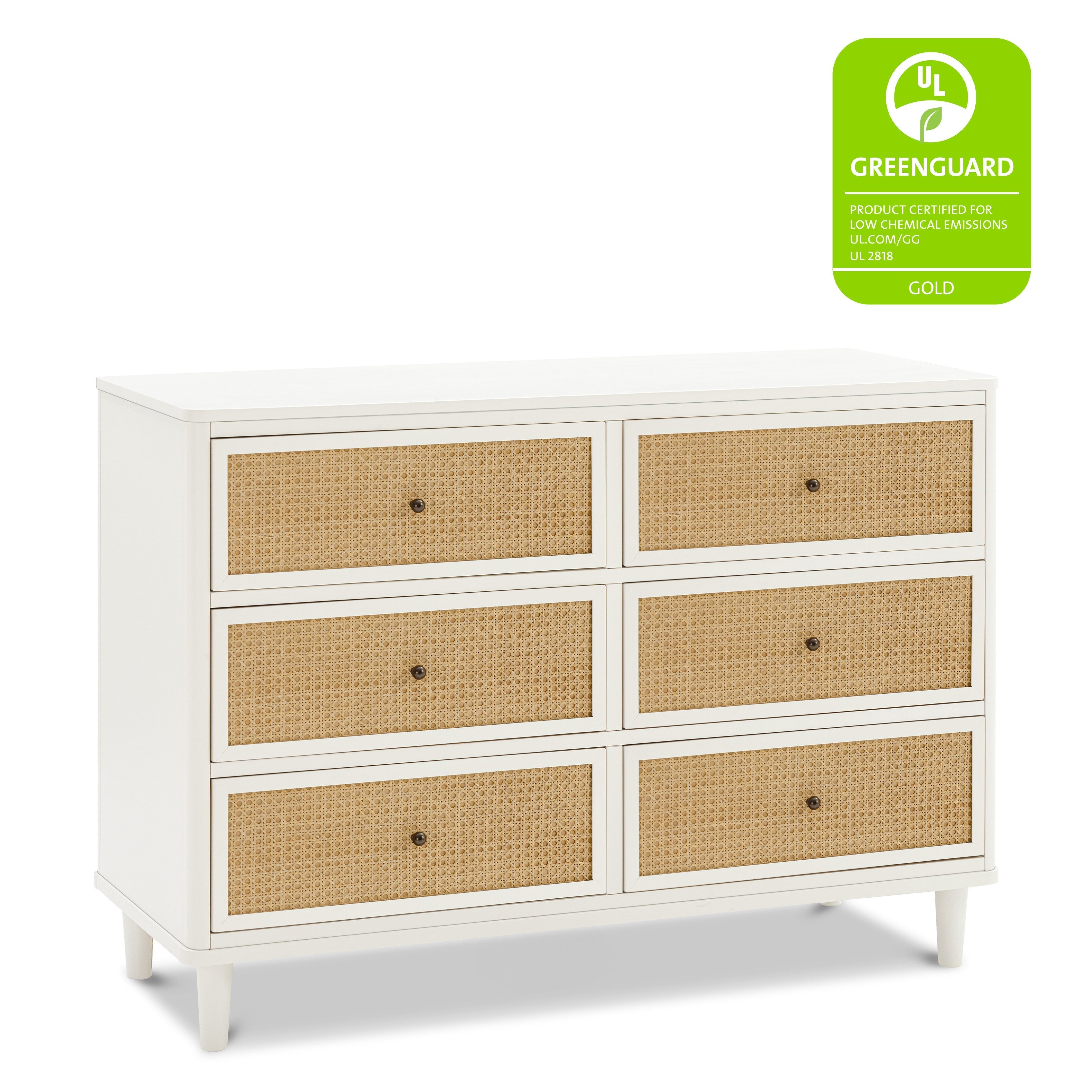 Namesake Marin with Cane 6 Drawer Dresser
