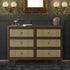 Namesake Marin with Cane 6 Drawer Dresser
