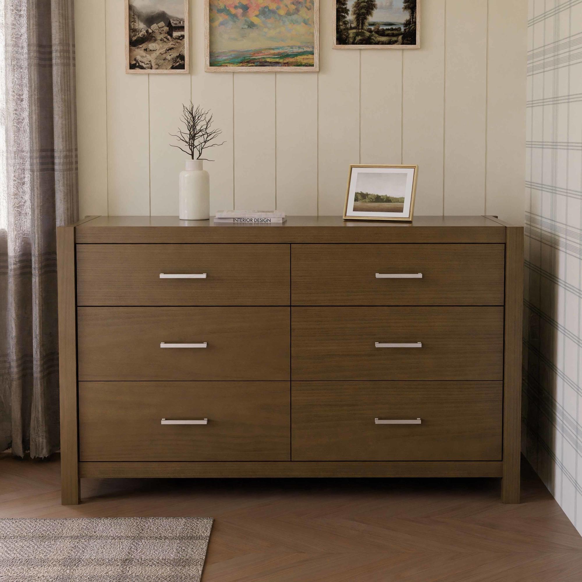 namesake dresser Tanner 6-Drawer Juvenile Shop It comes fully assembled Monogram by Namesake Barrow 6-Drawer