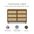Namesake Marin with Cane 6 Drawer Dresser