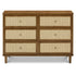 Namesake Marin with Cane 6 Drawer Dresser
