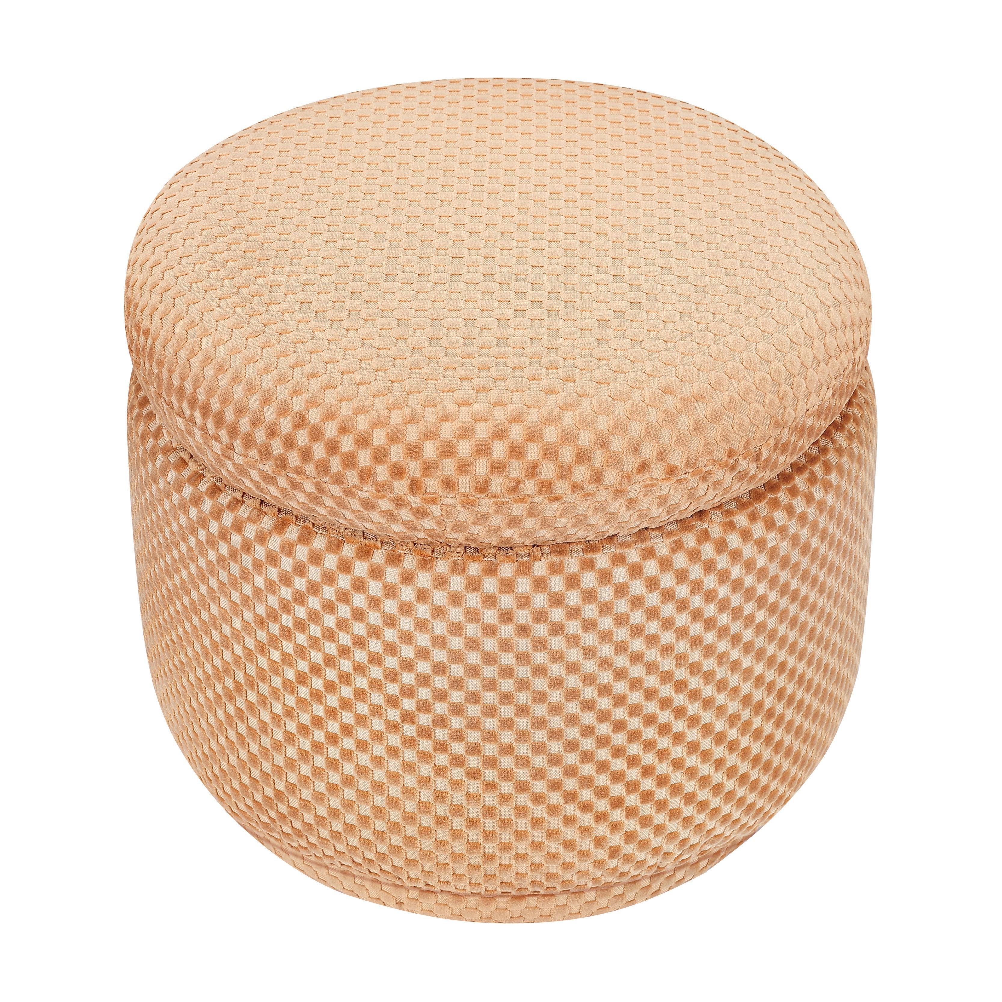 Babyletto Enoki Storage Ottoman in Velvet Checker