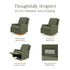 Namesake Crewe Electronic Recliner and Swivel Glider