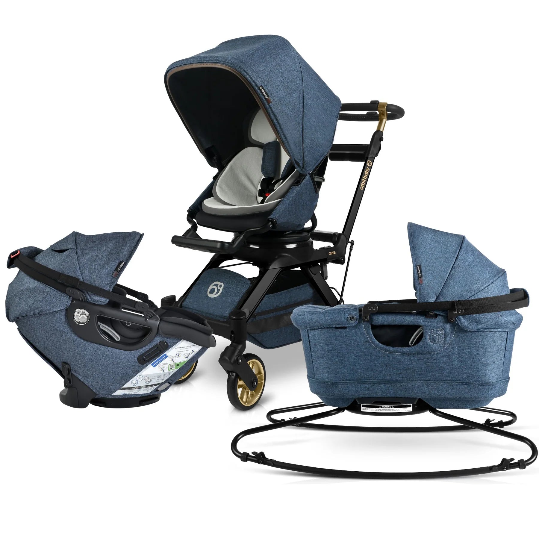 Orbit Baby G5 Stroll Sleep and Ride Travel System