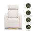 Monogram by Namesake Willa Plus Power Glider Recliner + Power Headrest