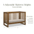 Namesake Nantucket 3-in-1 Convertible Crib with Toddler Bed Conversion Kit