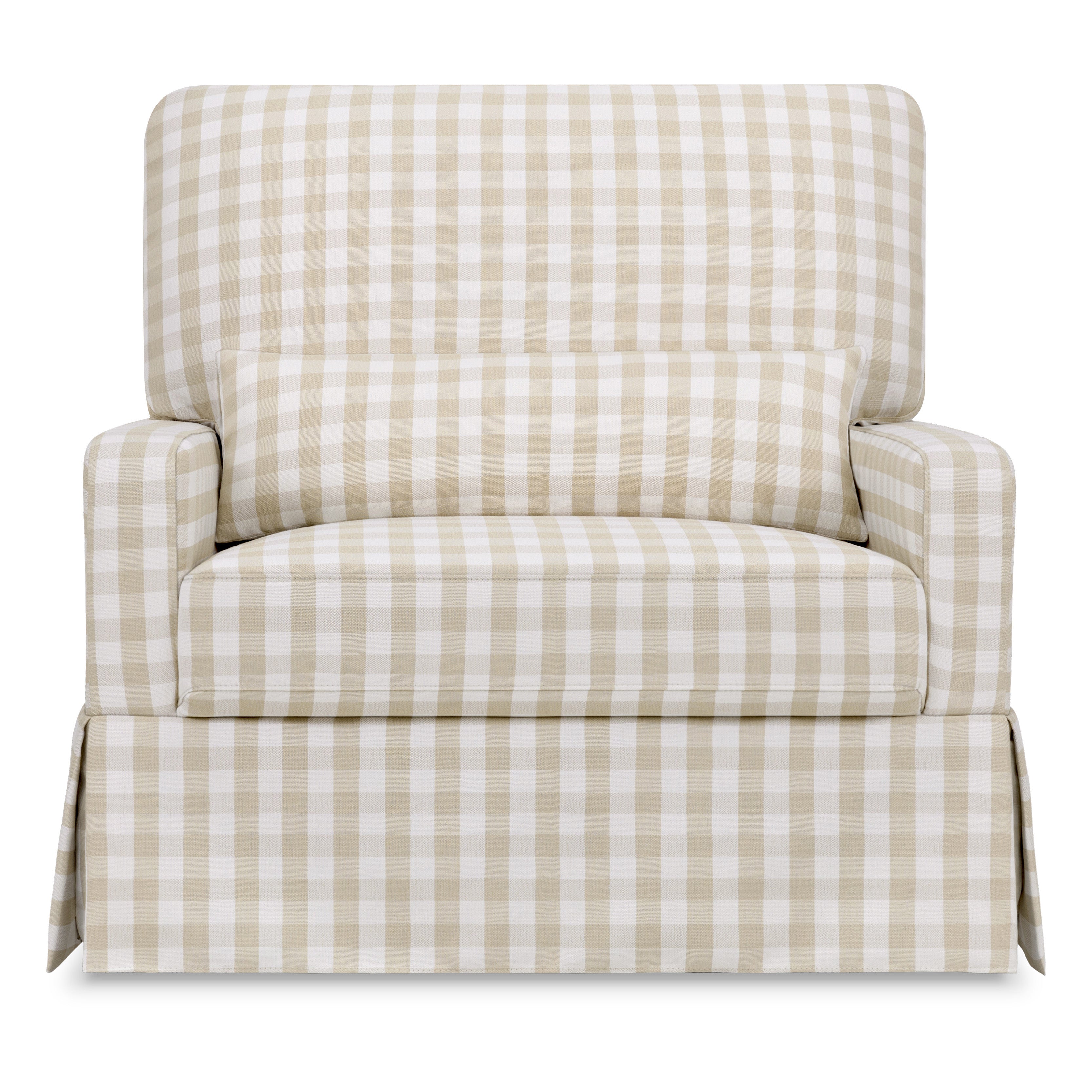 Namesake Crawford Pillowback Chair and a Half Comfort Swivel Glider