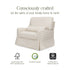 Namesake Crawford Pillowback Chair and a Half Comfort Swivel Glider