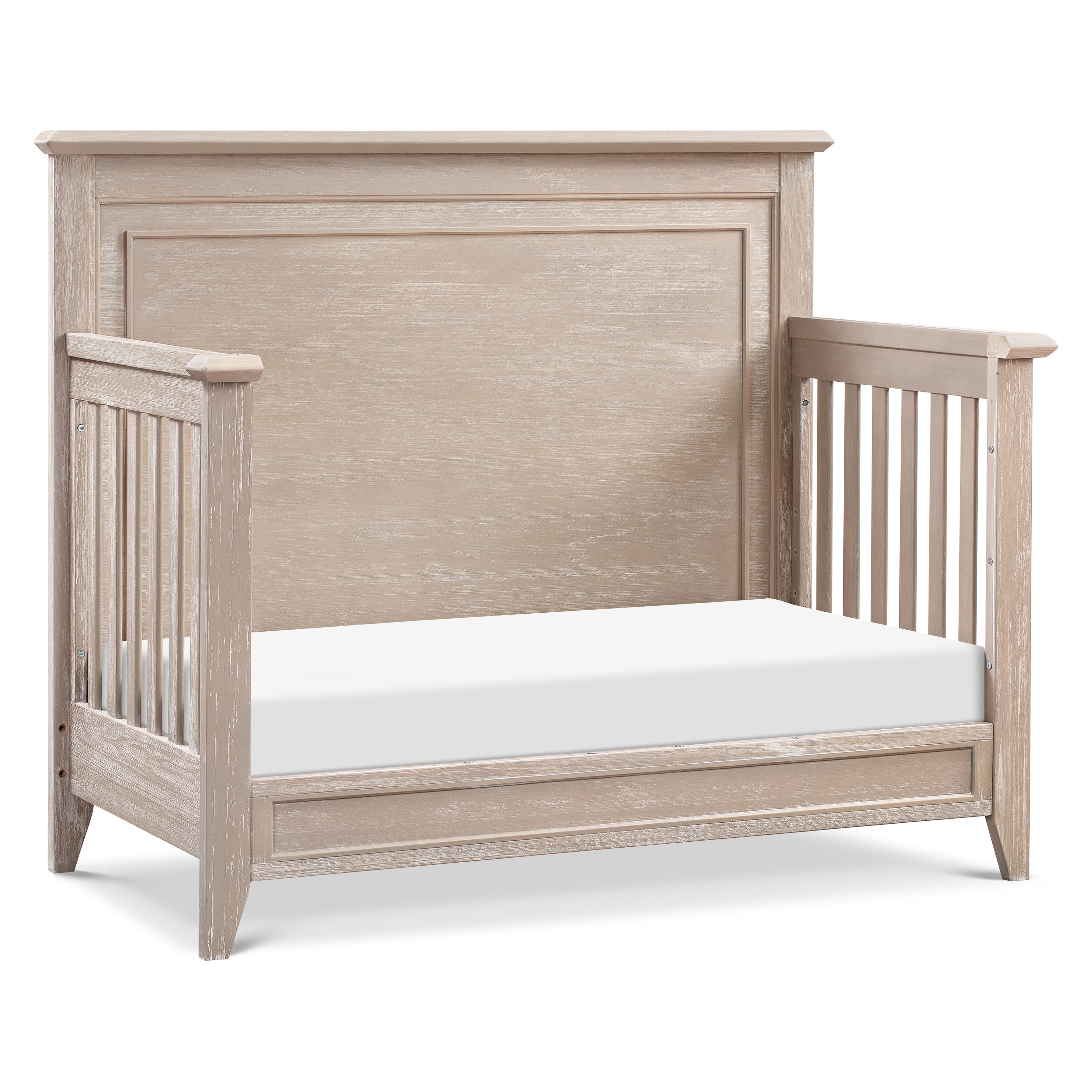 Monogram by Namesake Beckett Rustic 4-in-1  Convertible Flat Top Crib