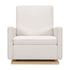 Babyletto Cali Pillowback Chair and a Half Glider in Eco-Performance Fabric | Water Repellent & Stain Resistant