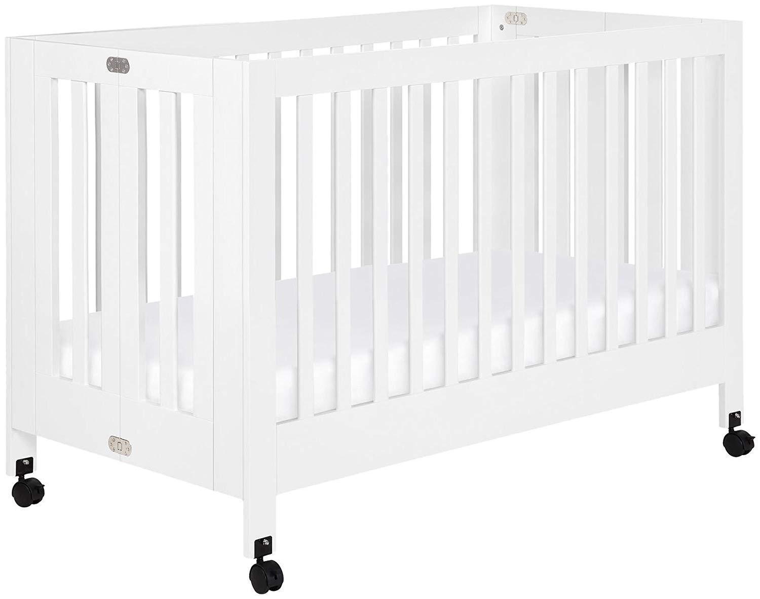 Babyletto Maki Full-Size Portable Folding Crib w/Toddler Conversion Kit