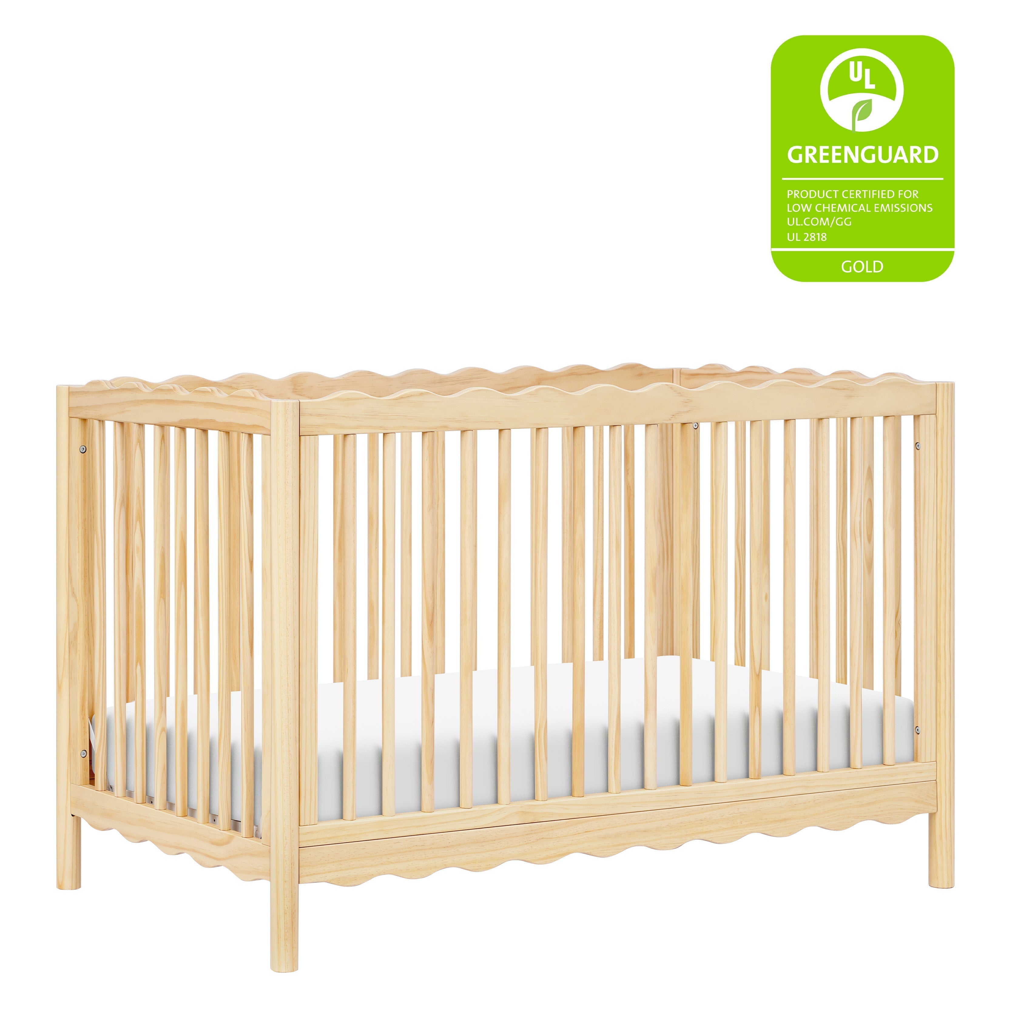 Babyletto Swell 4-in-1 Convertible Crib with Toddler Bed Conversion Kit