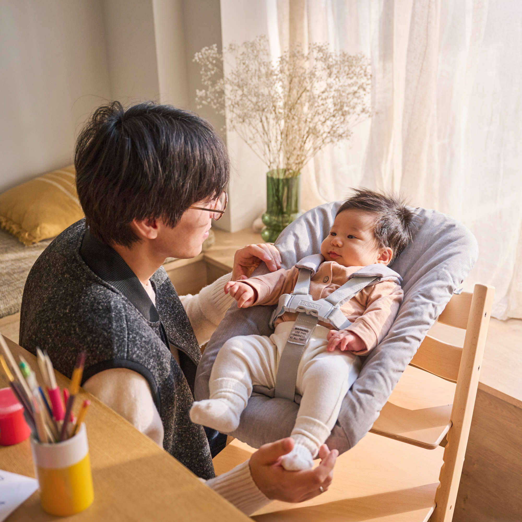 stokke tripp trapp newborn set toy hanger Stokke Tripp Trapp Newborn Set