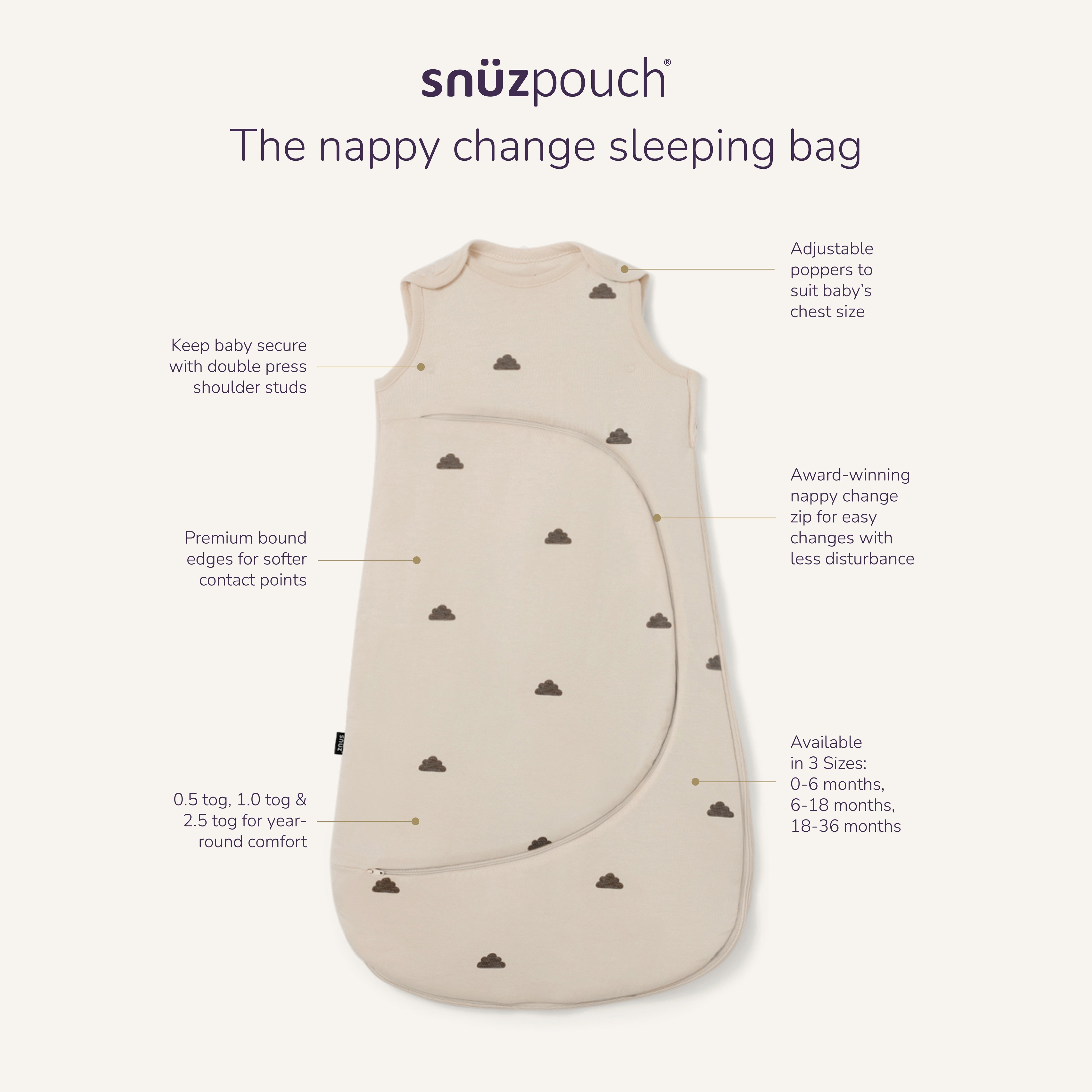 SnüzPouch Sage Cross