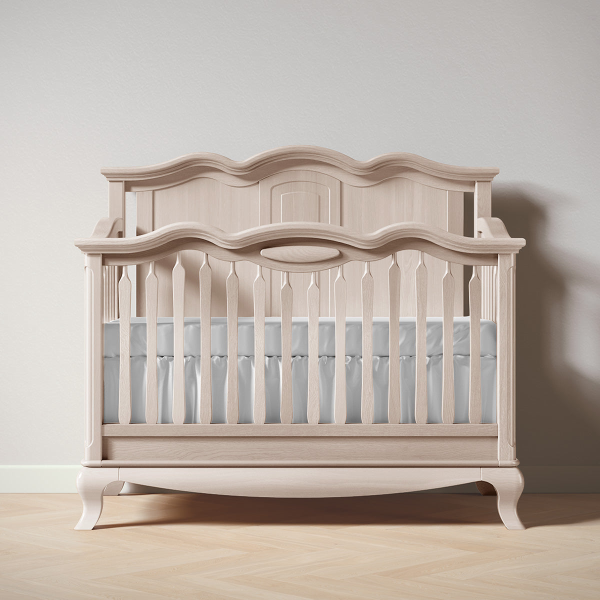 Romina Cleopatra Convertible Crib / Solid Back
