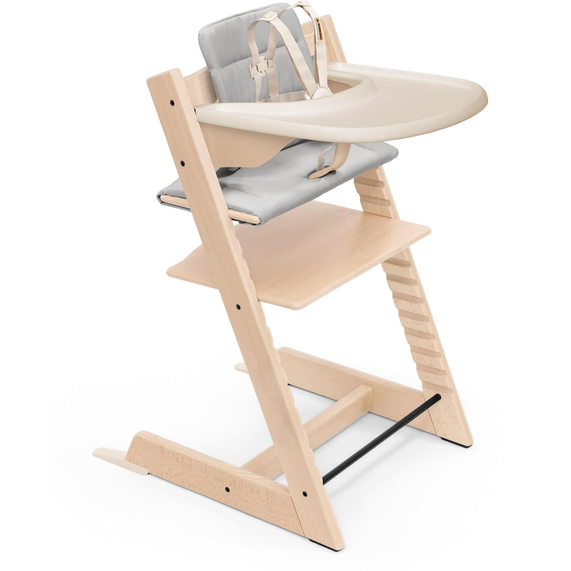 Stokke Tripp Trapp High Chair² with Cushion + Stokke Tray