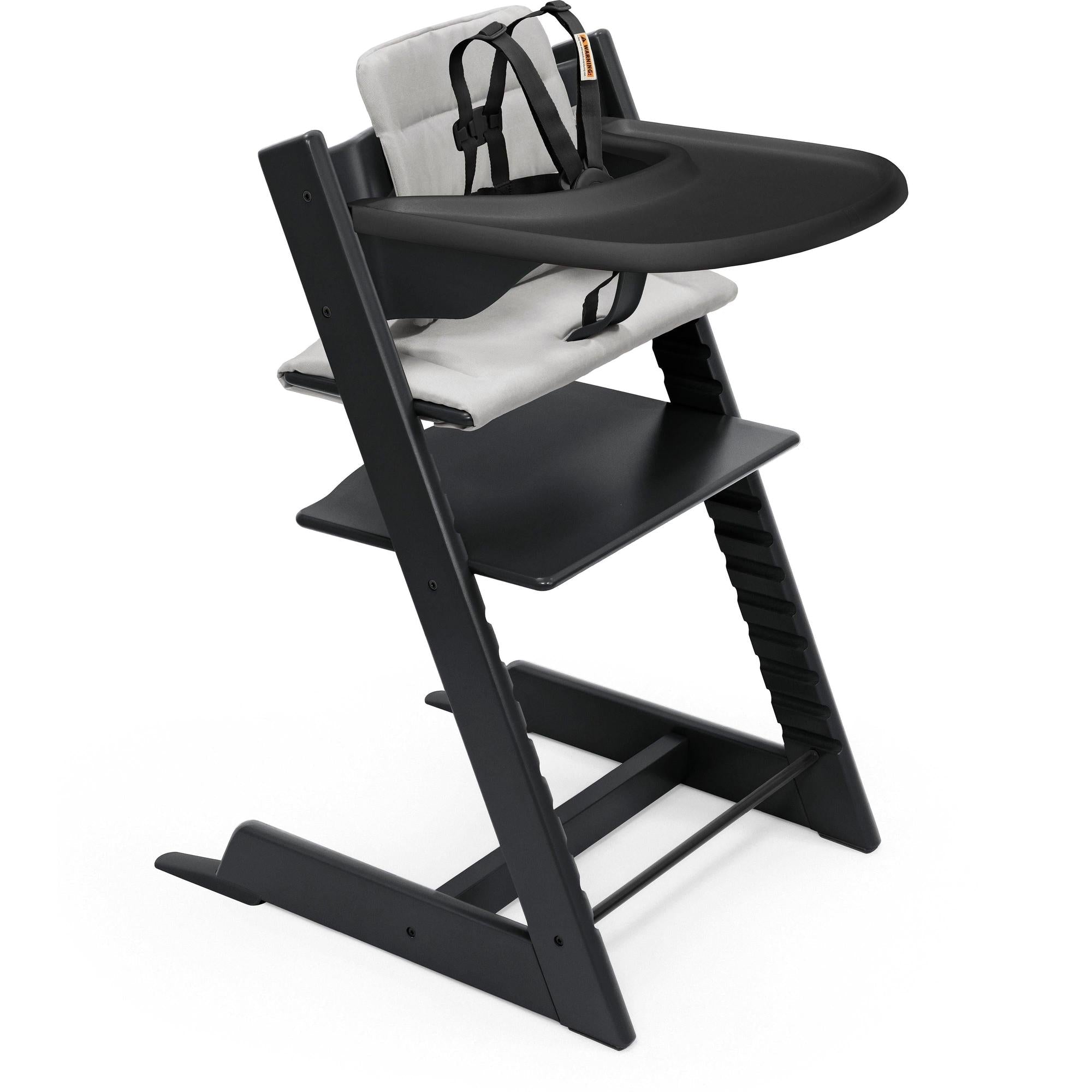 STOKKE TRAPP TRAPP グレー　ベビーセット付き！ Stokke Tripp Trapp High Chair 2 (NEW) – Baby Grand