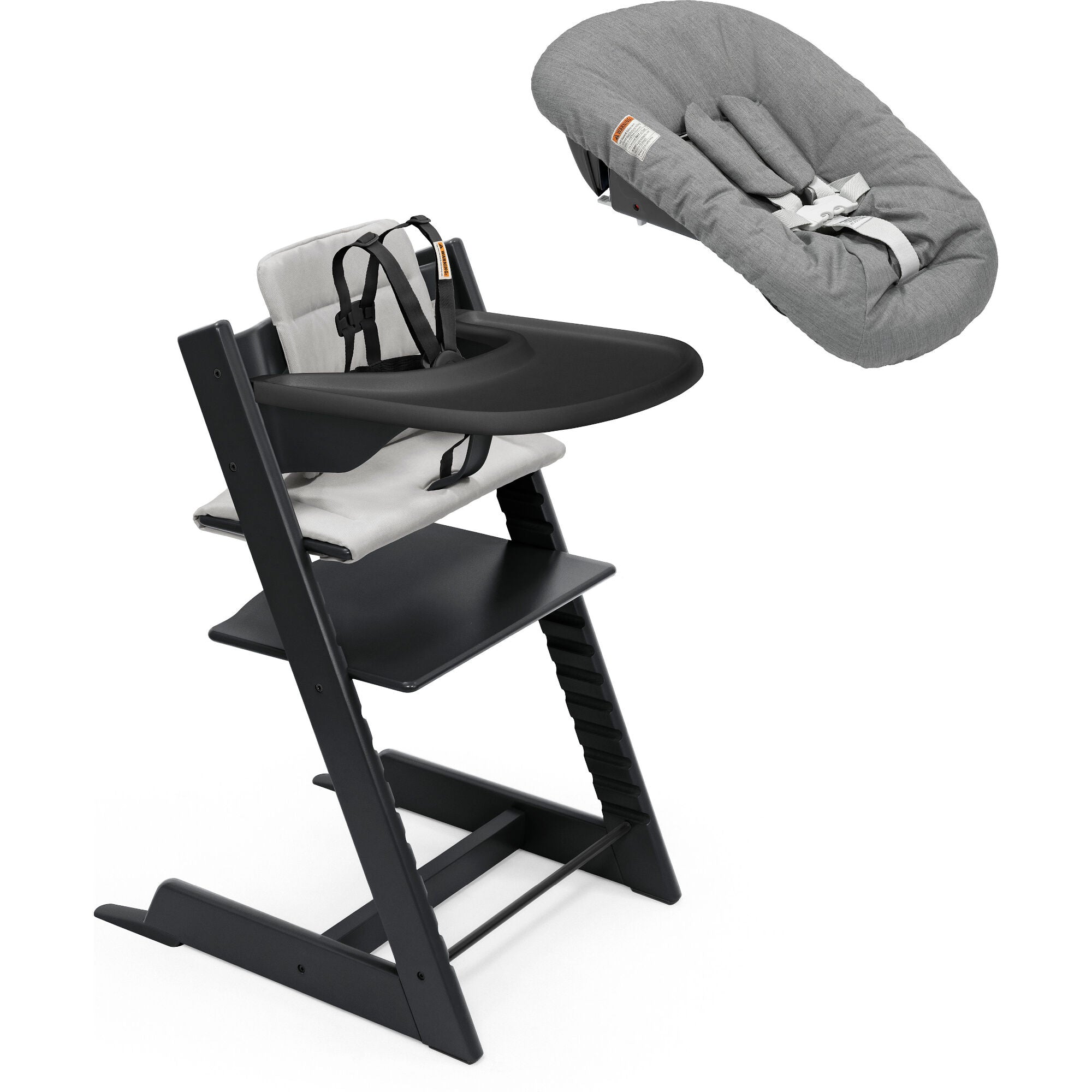 Stokke Tripp Trapp High Chair² with Cushion, Newborn Tray and Newborn Set
