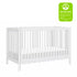 Babyletto Swell 4-in-1 Convertible Crib with Toddler Bed Conversion Kit