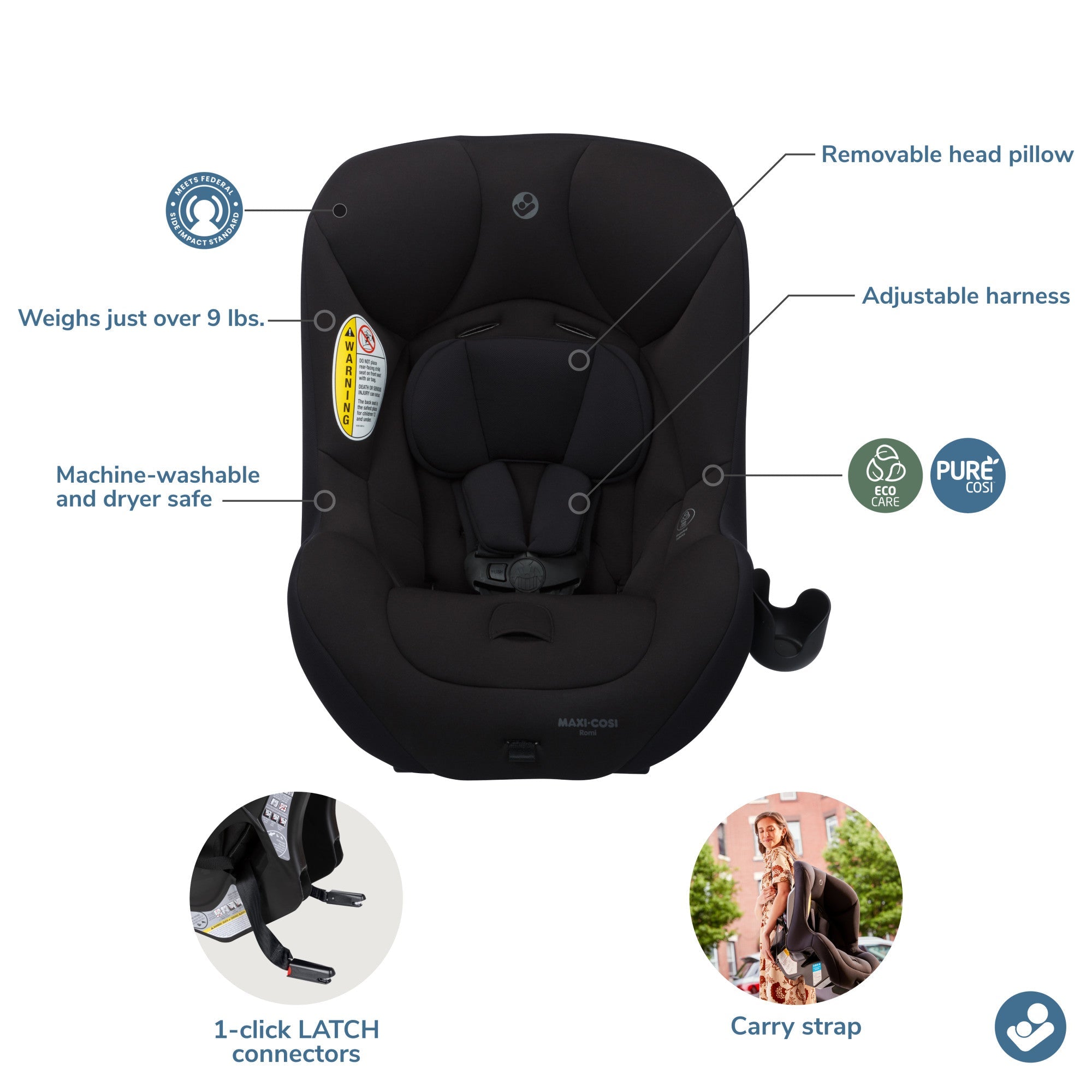 maxi cosi headquarters Maxi-Cosi Romi 2-in-1 Convertible Car Seat – Juvenile Shop