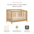 Babyletto Sprout 4-in-1 Convertible Crib with Toddler Bed Conversion Kit