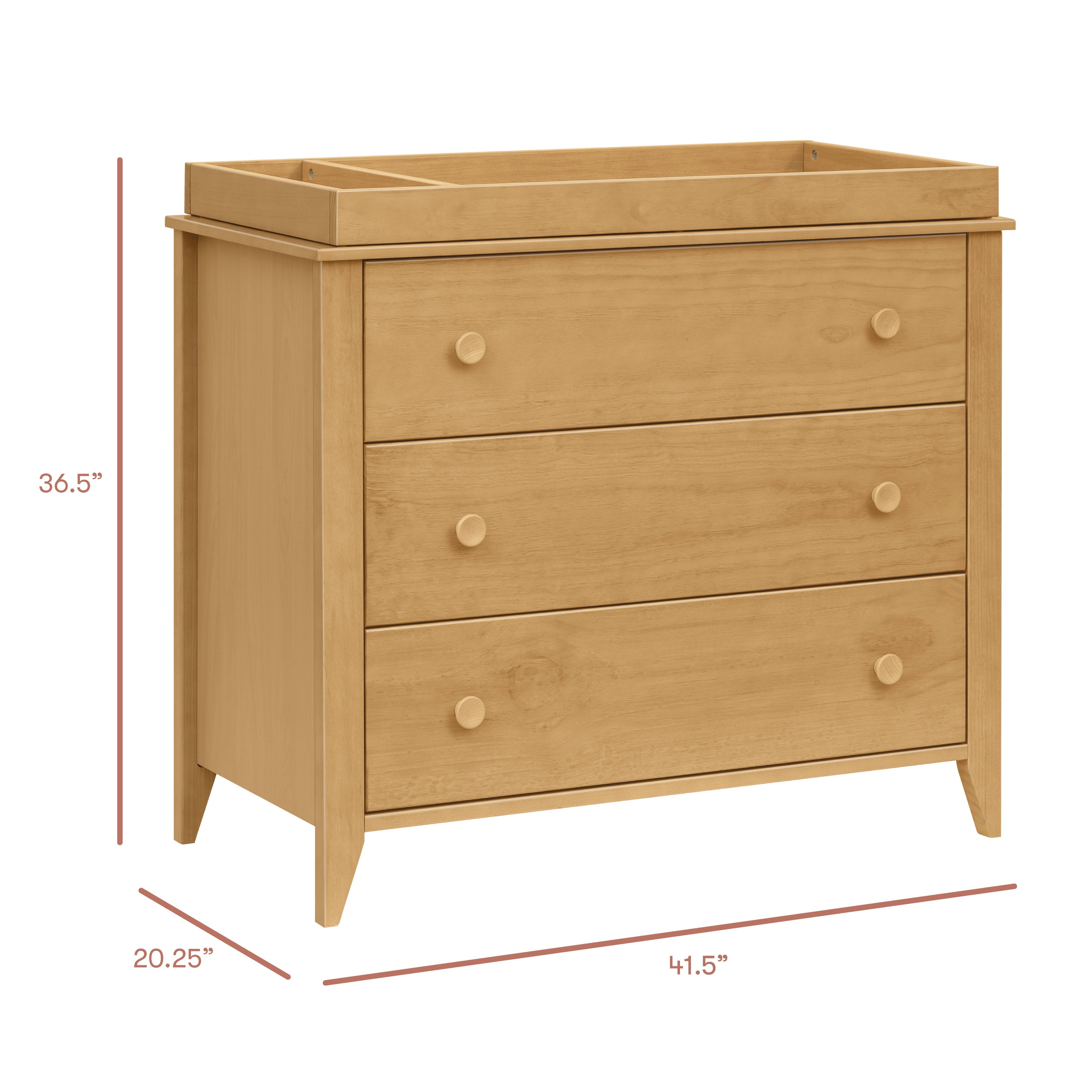 Babyletto Sprout 3-Drawer Changer Dresser with Removable Changing Tray