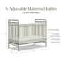 Namesake Abigail 3-in-1 Convertible Crib