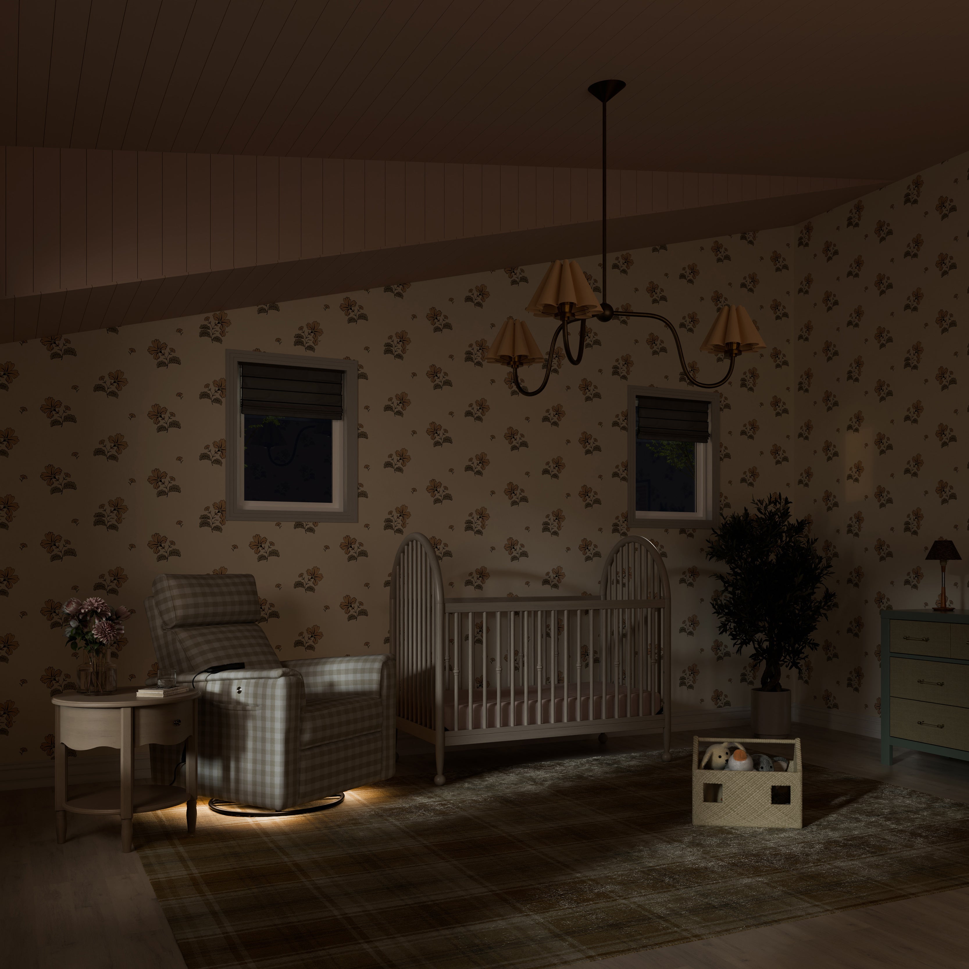 Namesake Willa Deluxe Power Recliner and Swivel Glider with Heat & Massage