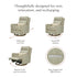 Nate Berkus x Babyletto Sigi Pro Power Recliner