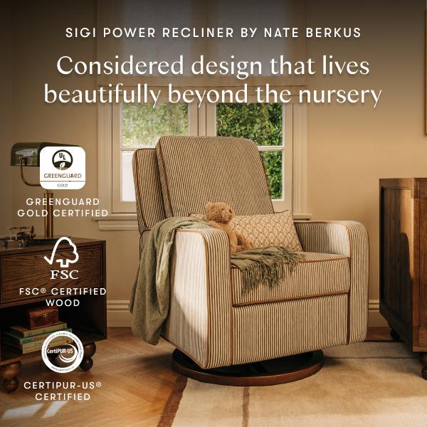 Nate Berkus x Babyletto Sigi Power Recliner