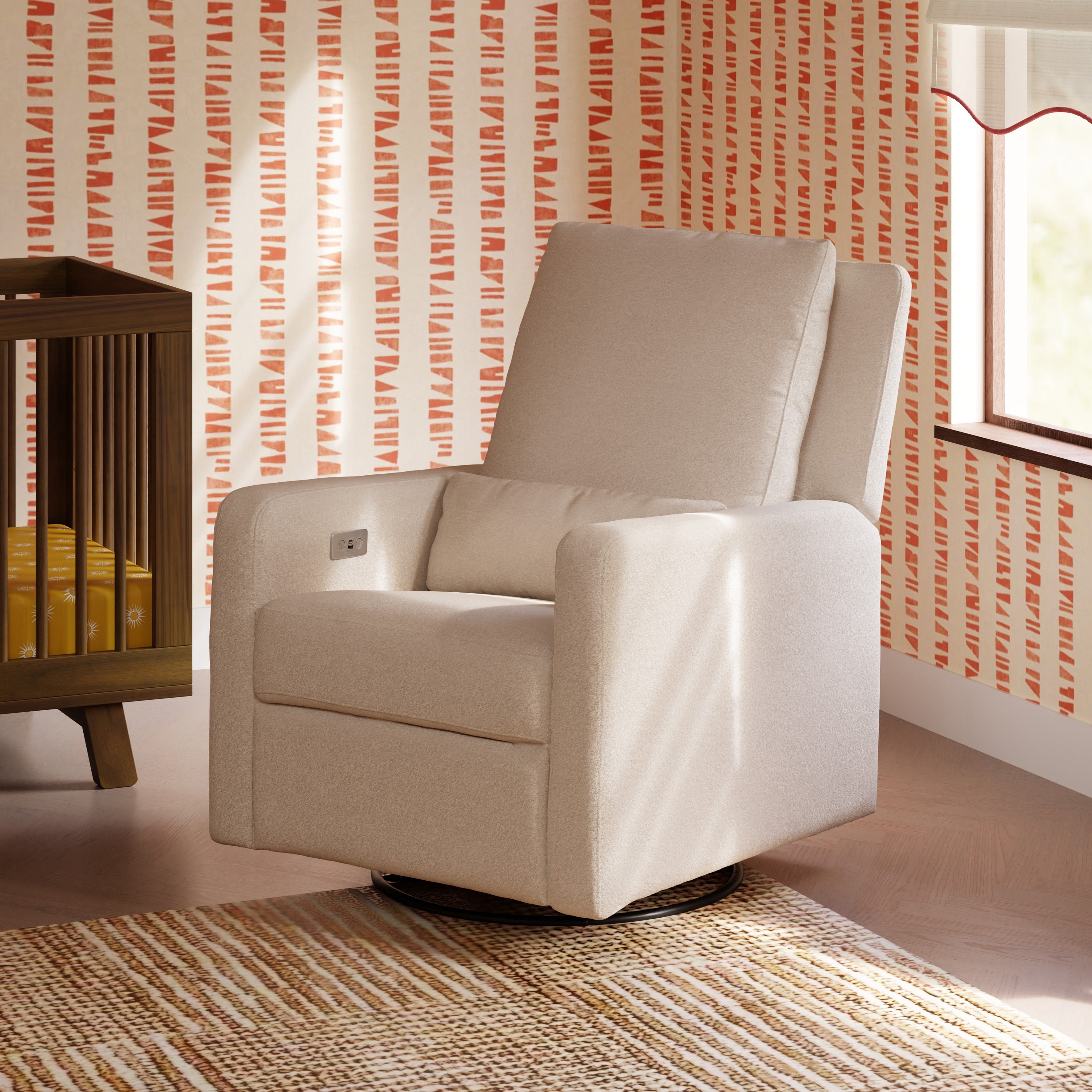 Babyletto Sigi Electronic Recliner and Glider with USB Port