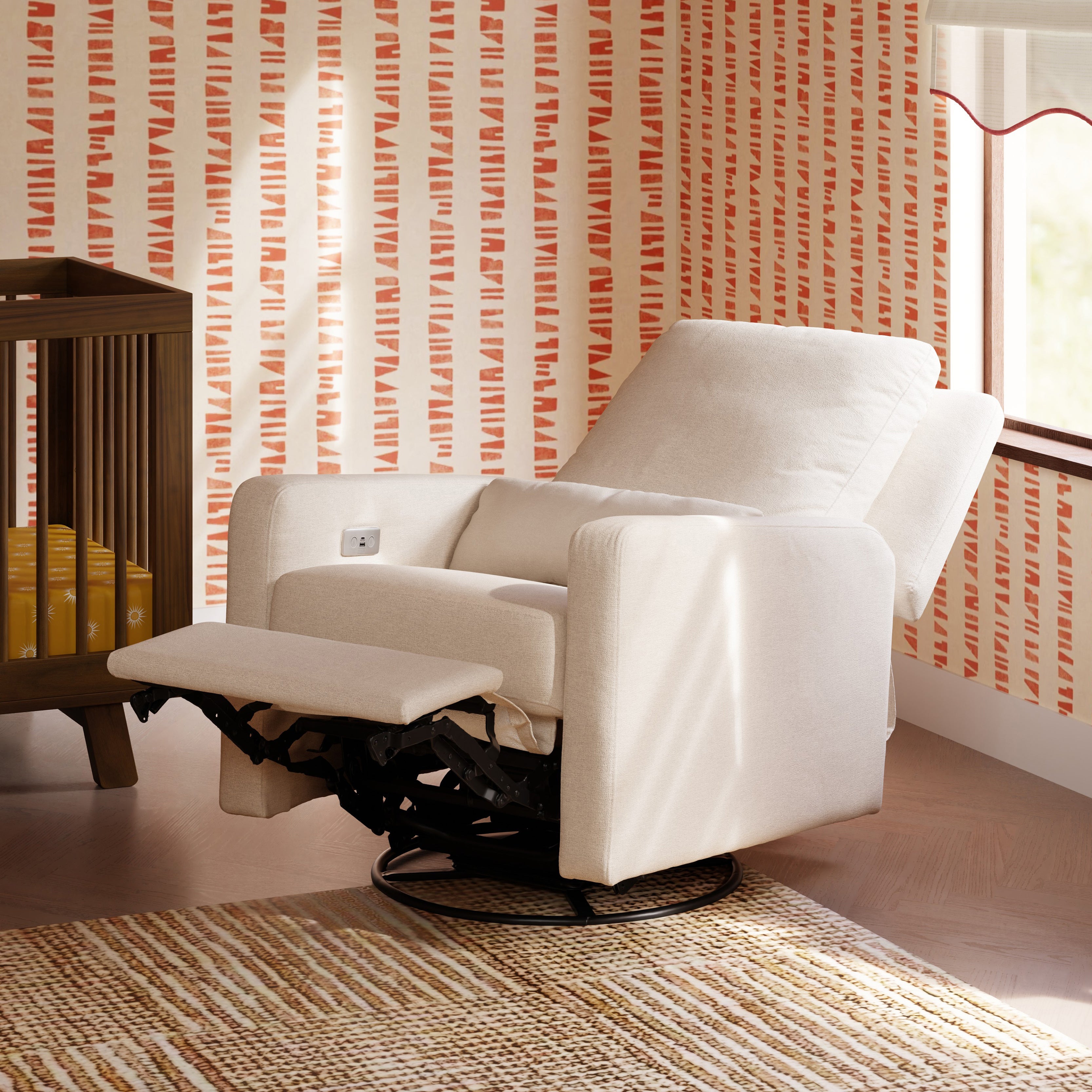 Babyletto Sigi Electronic Recliner and Glider with USB Port