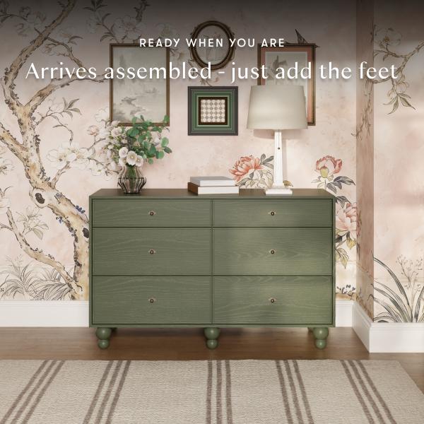 Nate Berkus x Babyletto Astre 6-Drawer Dresser