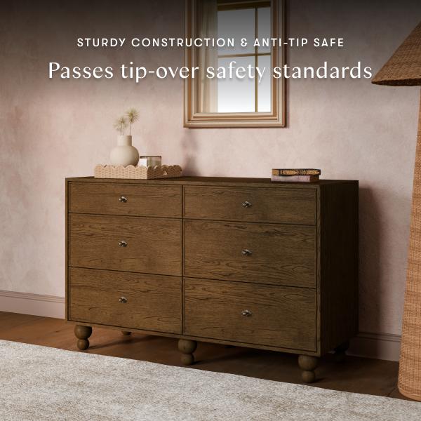 Nate Berkus x Babyletto Astre 6-Drawer Dresser