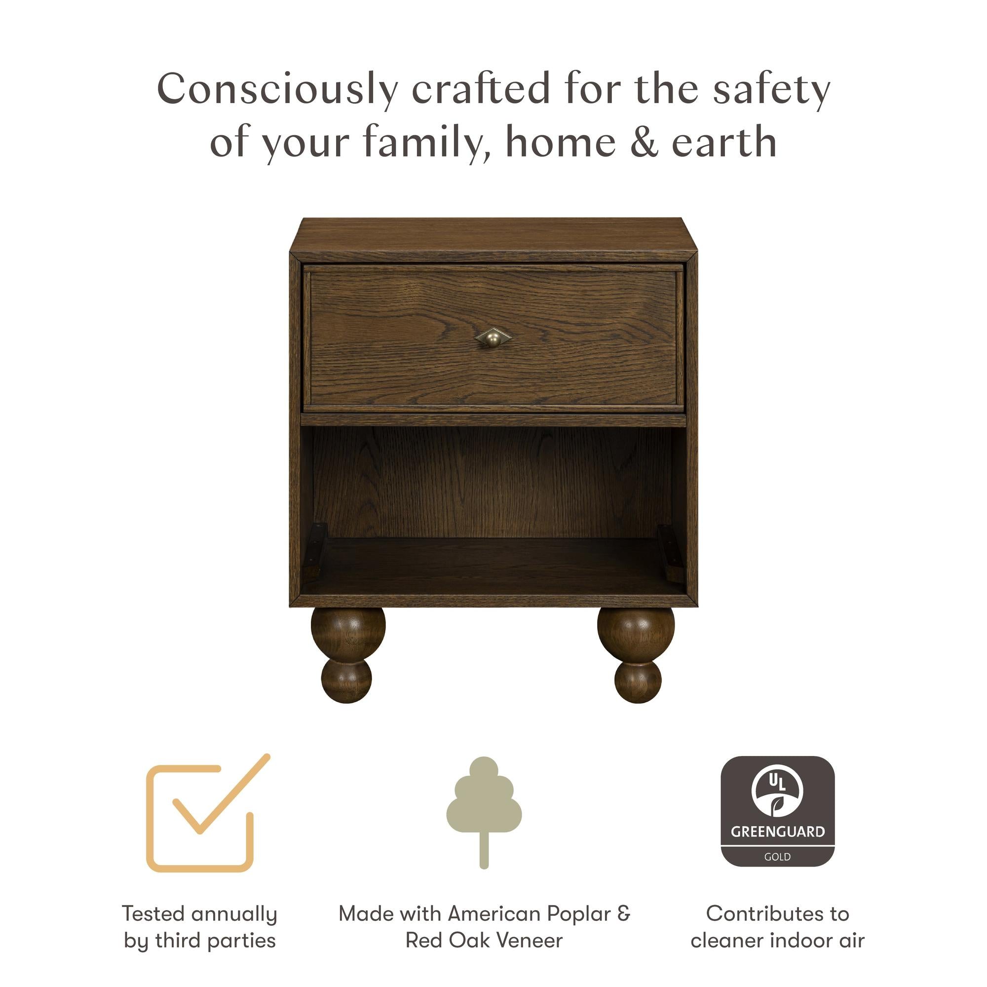 Nate Berkus x Babyletto Astre Nightstand