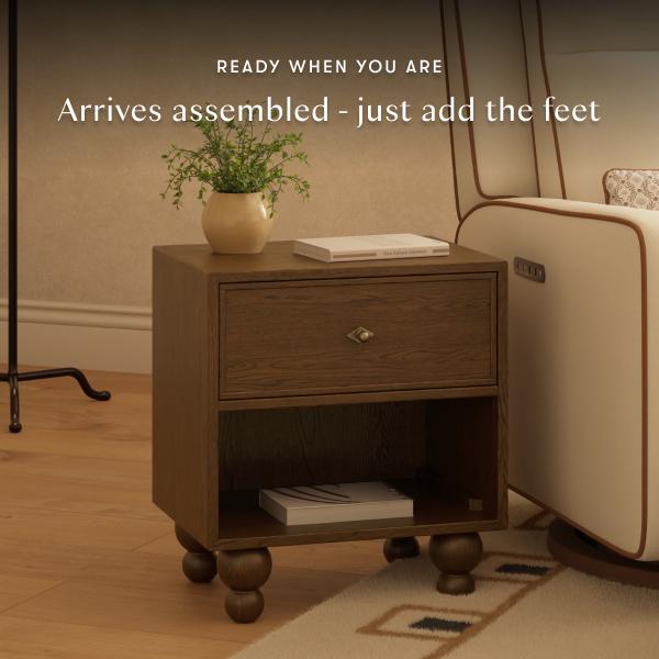 Nate Berkus x Babyletto Astre Nightstand