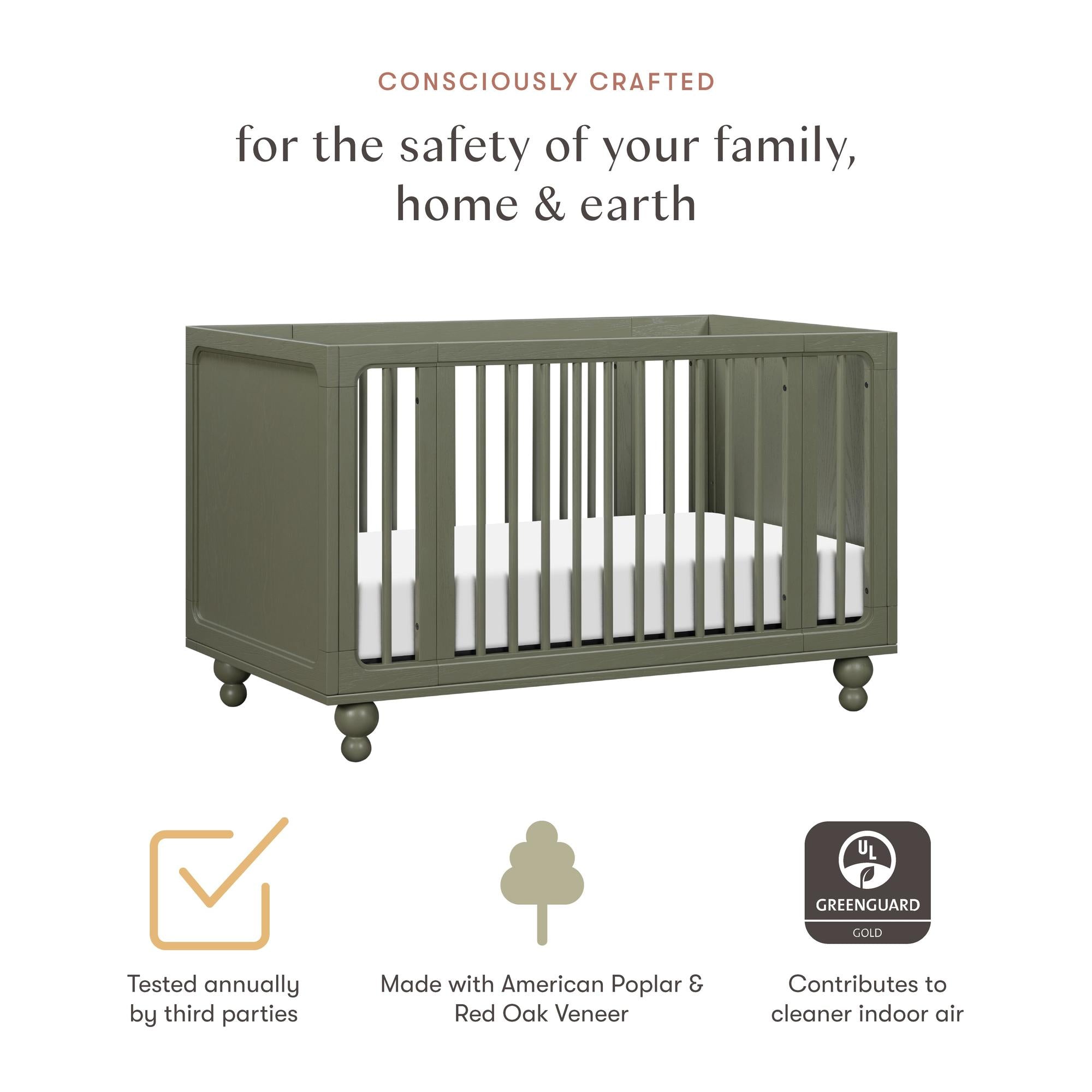 Nate Berkus x Babyletto Astre All-Stages Crib
