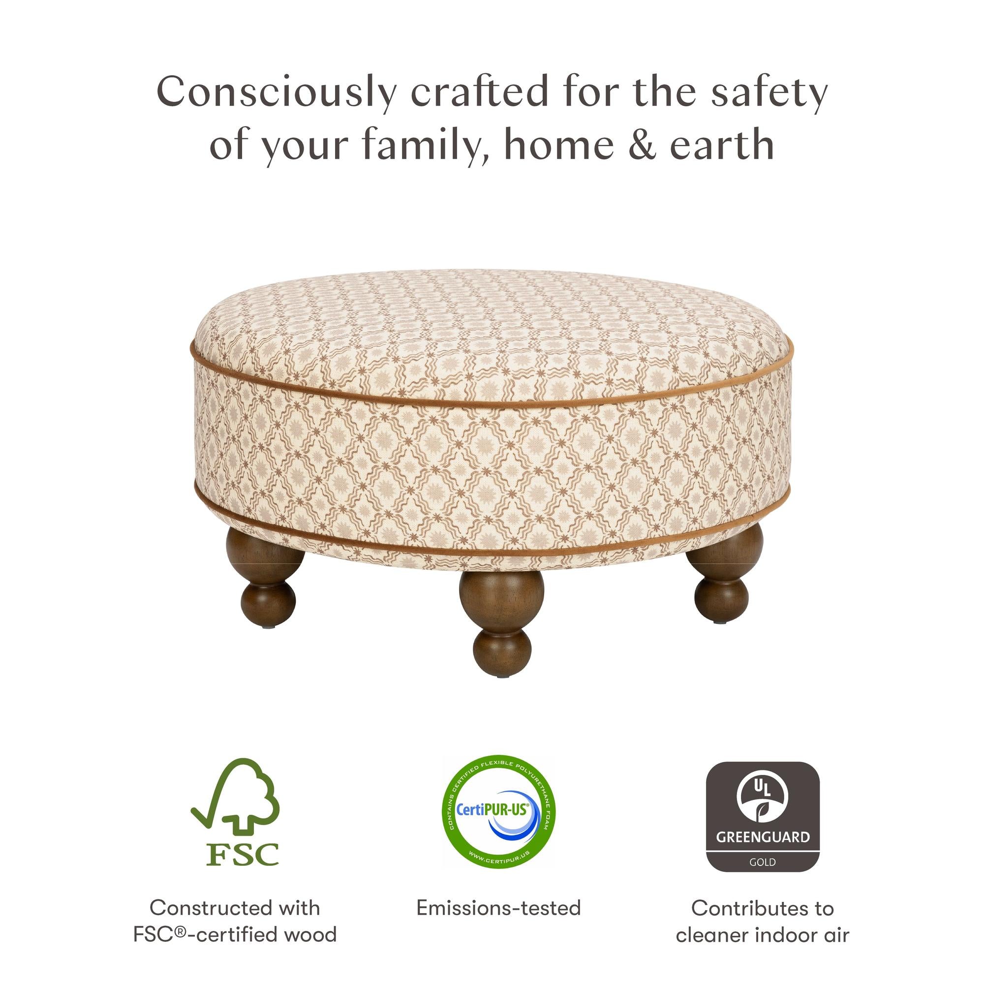 Nate Berkus x Babyletto Astre Ottoman