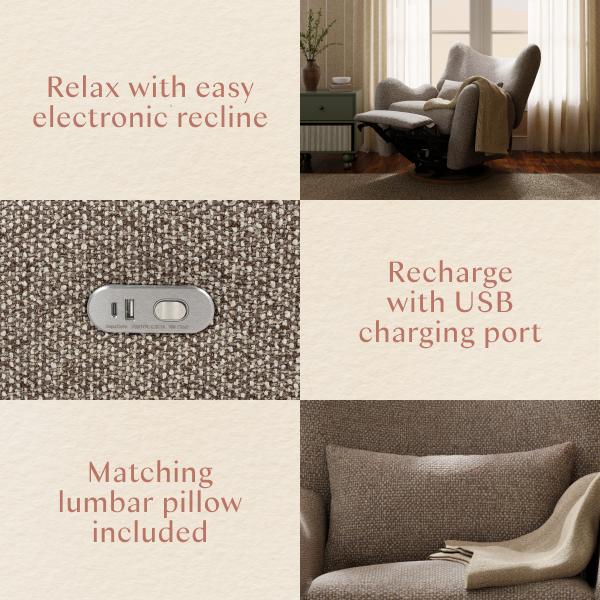 Nate Berkus x Babyletto Westham Power Recliner