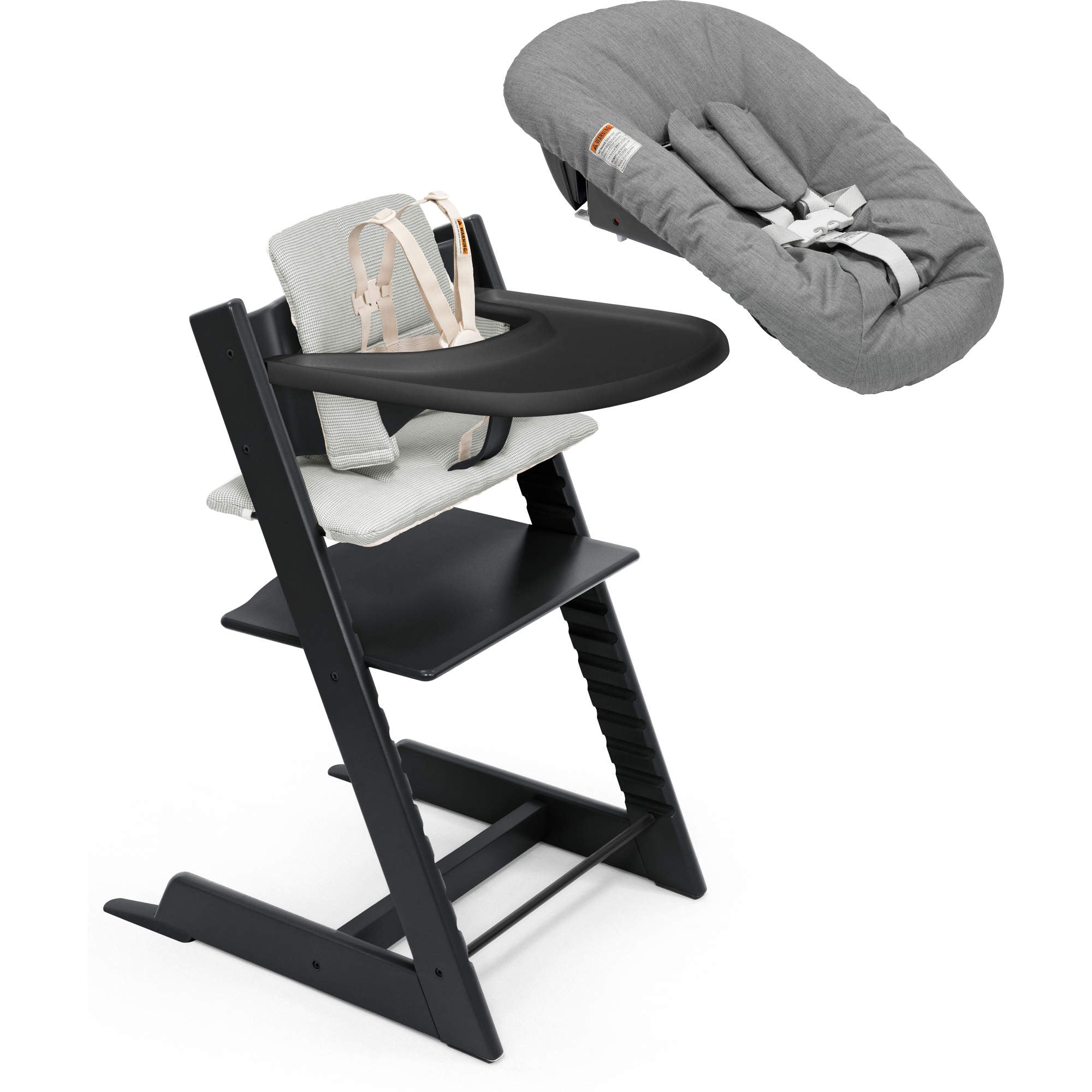 stokke care natural Stokke Tripp Trapp High Chair² with Cushion, Tray and Newborn Set – Juvenile Shop